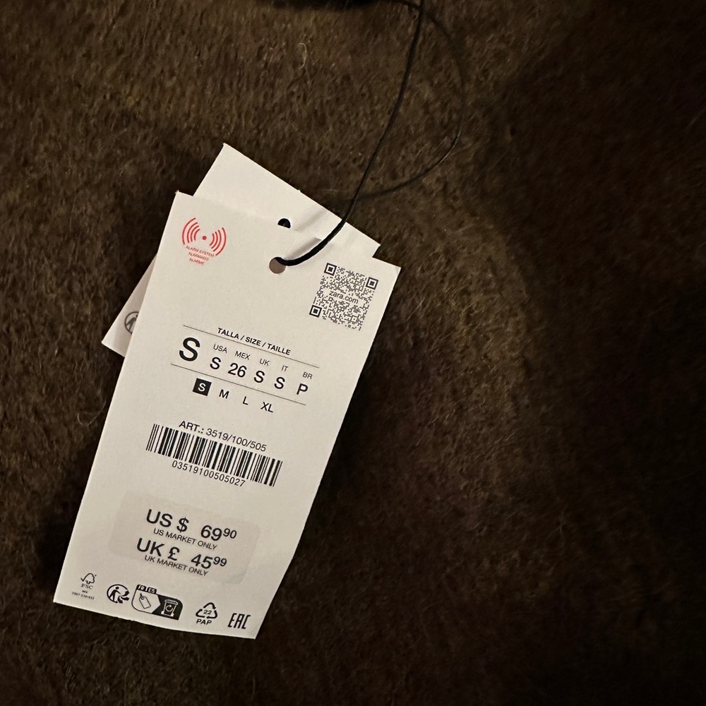 Zara Brown Khaki Sweater - Picture 9 of 9